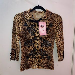 Wheels & Dollbaby, Dita VonTeese collab cardigan